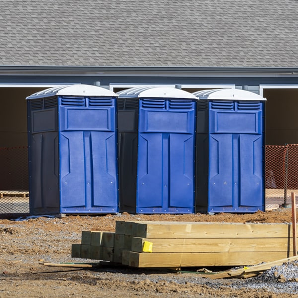 how can i report damages or issues with the portable toilets during my rental period in Deer Creek Missouri